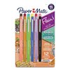 Paper Mate Flair Scented Felt Tip Porous Point Pen, Stick, Medium 0.7 mm, Assorted Ink and Barrel Colors, PK12 2125359